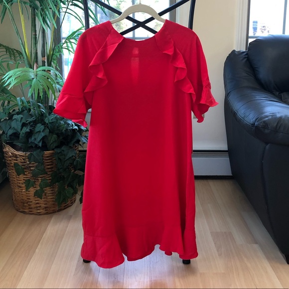 Zara Dresses & Skirts - 🆕NWT Zara Red Tunic Dress